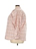 Mountain Lake Pink 3/4 Sleeve Button-Down Shirt Size 3X - photo 5