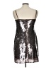 A.L.C. 100% Polyester Metallic Silver Cocktail Dress Size L - photo 2
