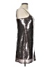 A.L.C. 100% Polyester Metallic Silver Cocktail Dress Size L - photo 4