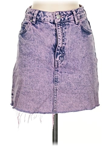 Topshop Denim Skirt (view 1)