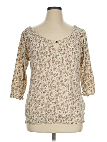 Lucky Brand 3/4 Sleeve Blouse (view 1)