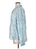 Rails 100% Rayon Paisley Blue Long Sleeve Blouse Size XL - photo 5