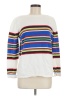 Karen Scott Sport Stripes White Pullover Sweater Size M - photo 1