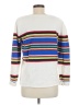 Karen Scott Sport Stripes White Pullover Sweater Size M - photo 2