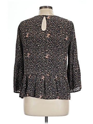 Madewell Silk Fiesta Paisley Bell-Sleeve Top (view 2)