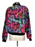 Alia 100% Polyester Floral Purple Windbreaker Size L - photo 2