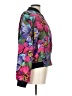Alia 100% Polyester Floral Purple Windbreaker Size L - photo 4