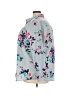 Roaman's Floral Blue 3/4 Sleeve Button-Down Shirt Size 26W - photo 5