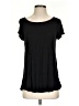 St. John's Bay Black Short Sleeve Top Size S (petite) - photo 1