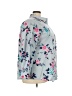 Roaman's Floral Blue 3/4 Sleeve Button-Down Shirt Size 26W - photo 4
