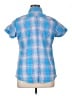 Columbia Blue Short Sleeve Blouse Size XL - photo 2