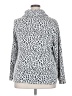 Croft & Barrow 100% Polyester Animal Print Silver Turtleneck Sweater Size XXL - photo 2