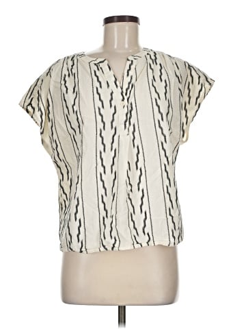 a.n.a. A New Approach Short Sleeve Blouse (view 1)