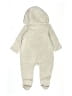 Nordstrom 100% Polyester Tweed Ivory Long Sleeve Onesie 9-12 MO / 12 MO - photo 2
