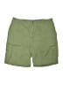 Basic Editions 100% Cotton Solid Green Cargo Shorts Size M - photo 1