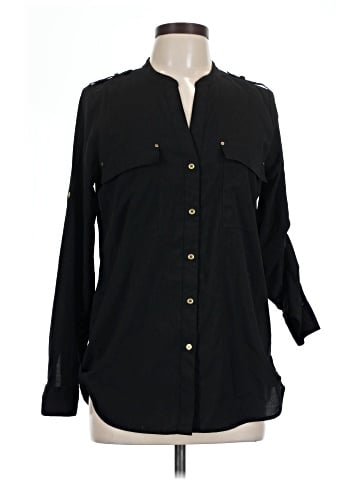 Calvin Klein Long Sleeve Blouse (view 1)