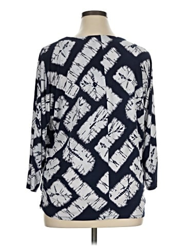 JM Collection 3/4 Sleeve Blouse (view 2)