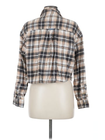 American Eagle Outfitters Long Sleeve Button-Down Shirt (view 2)