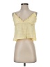 Pink Rose Yellow Sleeveless Top Size XS - photo 1