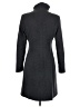 DKNY Gray Wool Coat Size 4 - photo 2