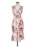 Eliza J 100% Polyester Floral Ivory Cocktail Dress Size 6 (petite) - photo 1