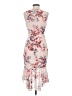 Eliza J 100% Polyester Floral Ivory Cocktail Dress Size 6 (petite) - photo 2