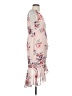 Eliza J 100% Polyester Floral Ivory Cocktail Dress Size 6 (petite) - photo 4