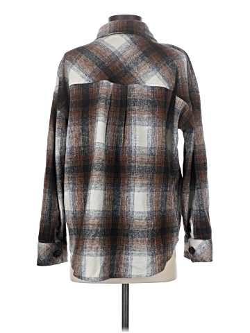 E&M Collection Long Sleeve Button-Down Shirt (view 2)