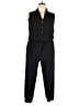 Alfani Solid Black Jumpsuit Size M - photo 1