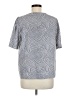 Ella Moss Silver Short Sleeve Blouse Size M - photo 2