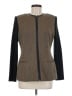 BURNS 100% Wool Chevron-herringbone Brown Jacket Size 8 - photo 1