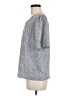 Ella Moss Silver Short Sleeve Blouse Size M - photo 5