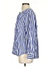 J.Crew Stripes Blue Long Sleeve Blouse Size S - photo 5