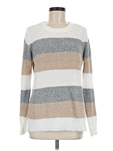 Pink Clover Pullover Sweater (view 1)