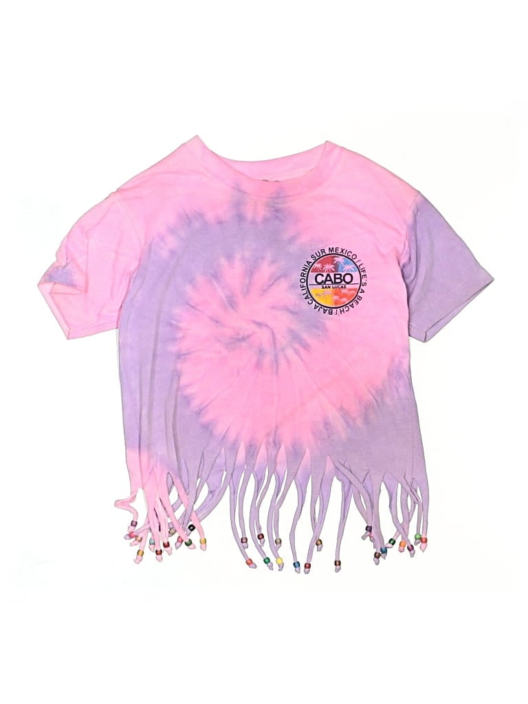 Pre-owned Assorted Brands Kids' Short Sleeve T-shirt In Pink