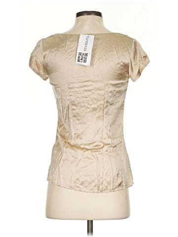 White House Black Market Short Sleeve Silk Top (view 2)