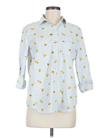 Banana Republic 3/4 Sleeve Button-Down Shirt (view 1)