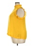 Who What Wear 100% Polyester Yellow Sleeveless Blouse Size XXL - photo 5