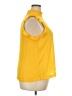 Who What Wear 100% Polyester Yellow Sleeveless Blouse Size XXL - photo 4