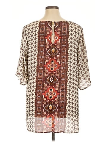 Eyeshadow Short Sleeve Blouse (view 2)