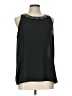 Ann Taylor LOFT Outlet 100% Polyester Black Sleeveless Blouse Size L - photo 1