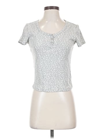 Pink Republic Short Sleeve Henley (view 1)