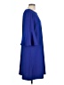 Kasper Solid Blue Casual Dress Size L - photo 4