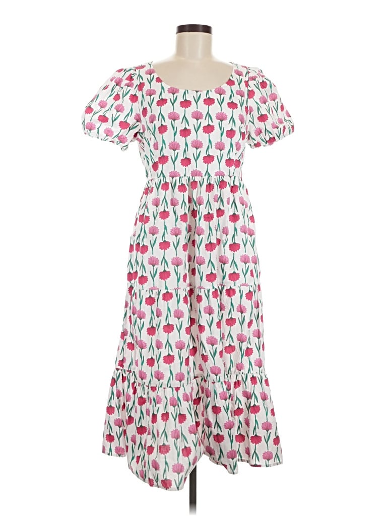 Pre-owned J.crew Factory Store Casual Dress In White