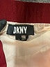 DKNY 100% Polyester Stripes Orange Casual Skirt Size L - photo 4