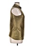 Espresso Metallic Gold Sleeveless Blouse Size XL - photo 4
