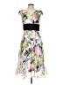 Connected Apparel Floral Green Cocktail Dress Size 10 - photo 1