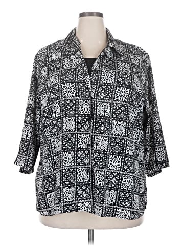 Notations 3/4 Sleeve Blouse (view 1)