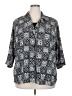 Notations 100% Polyester Silver 3/4 Sleeve Blouse Size 2X - photo 1