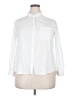 BeachLunchLounge 100% Viscose White Long Sleeve Button-Down Shirt Size XXL - photo 1